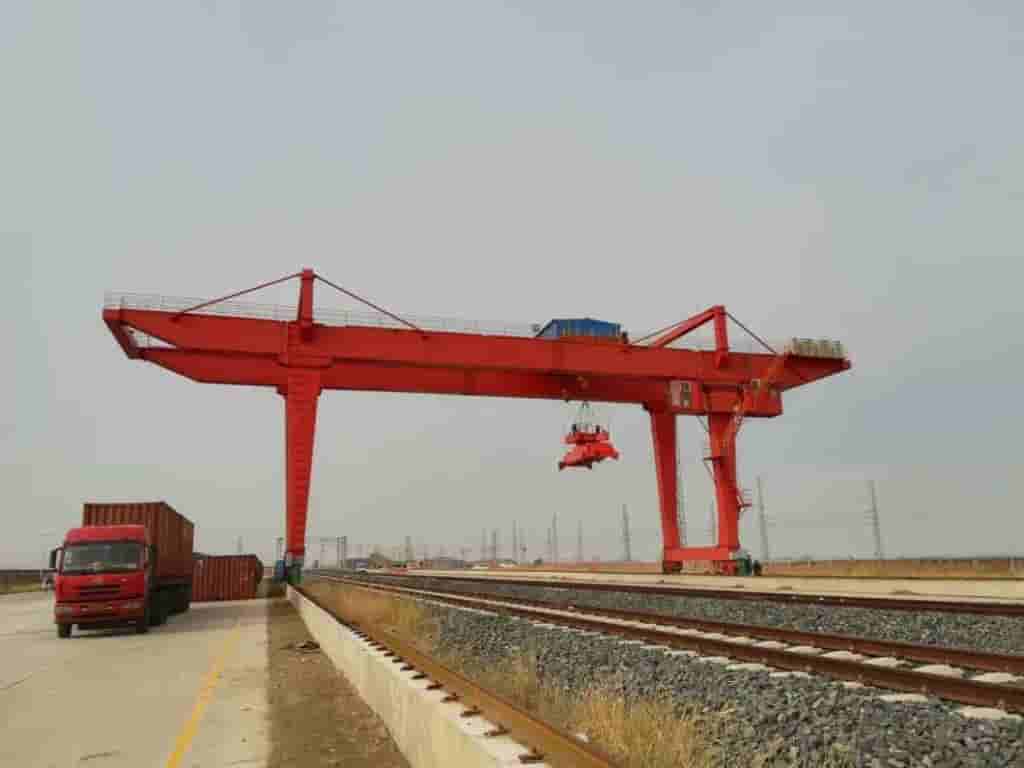 Electric hoist gantry crane model representation method