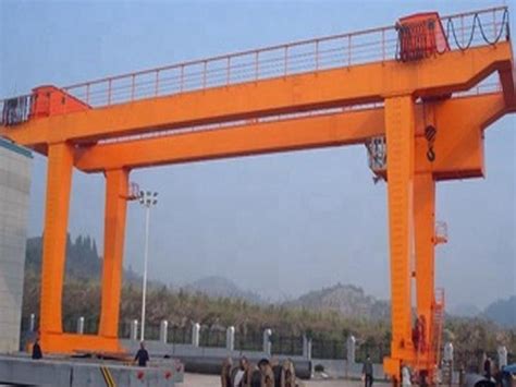 Rail Mounted Metro Construction Double Girder Gantry Crane