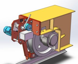 Can the single beam crane brake suddenly