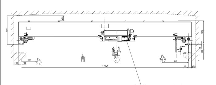 5 ton eot crane design drawing for the Pakistan clients