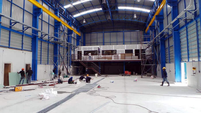 Thailand valve factory under construction
