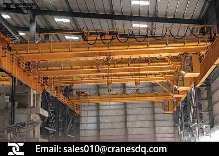 Steel mill eot crane installation in Pakistan steel mill