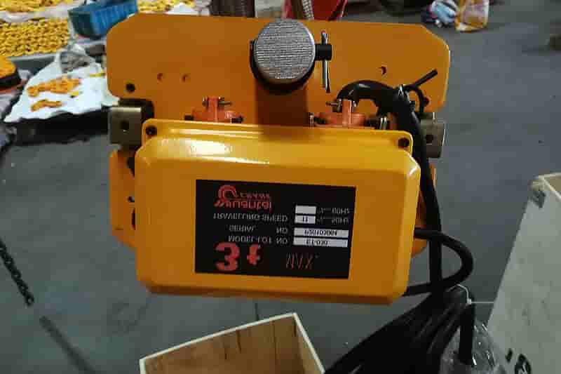 3 tons Electric Chain Hoist Orders from Pakistan