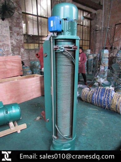 5 ton wire rope hoist with lifting height of 40 meters  sale to Philippines