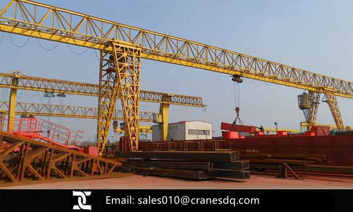 Truss single beam gantry crane
