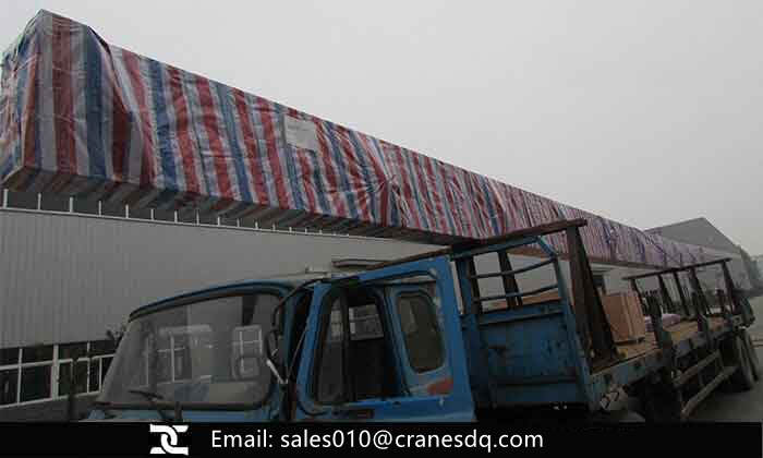 16 ton single girder crane delivered to Qatar