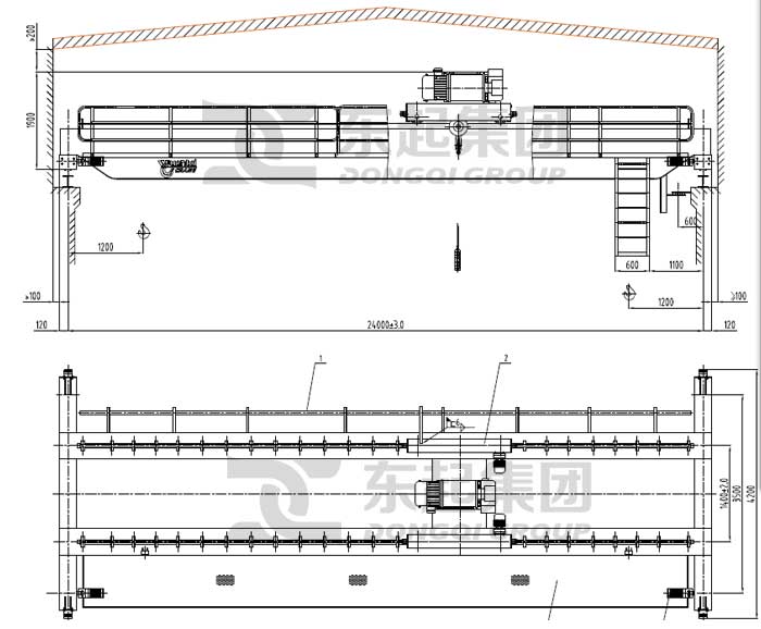 10-ton-overhead-crane-drawing