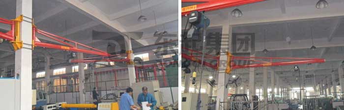 Wall Mounted Jib Crane Application in Oil Cylinder Production