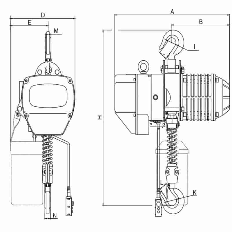 electric chain hoist for Philippines ship