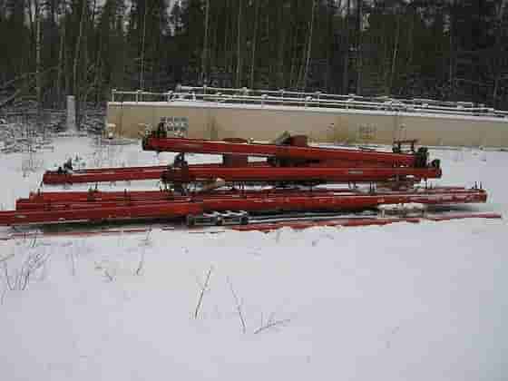 Bridge crane in Finland