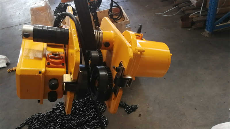 3 tons electric chain hoist trolley