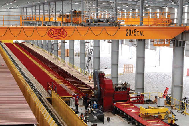 Deacero, one of the world’s largest wire manufacturers, used Jaso Cranes for some steel works lifting solutions