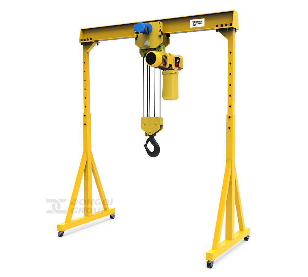 แบบเคลื่อนย้ายได้ gantry รถเครน Specifications