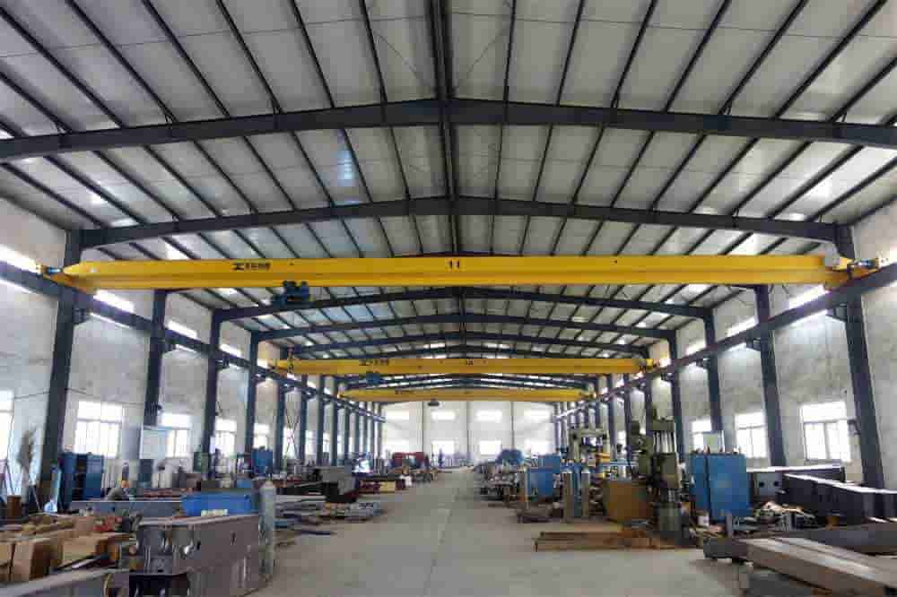 1 ton LD electric single beam overhead crane