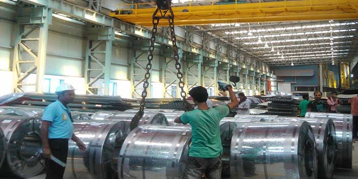 10 ton overhead crane for bangladesh steel mill