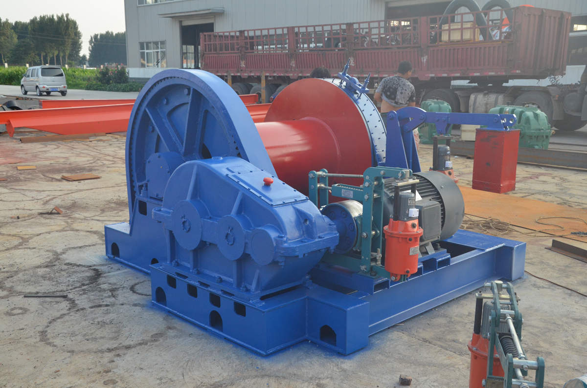 Electric winch used in hydropower station