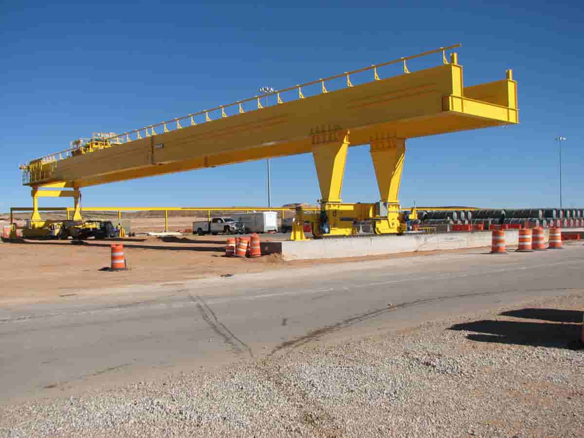 Rail Mounted Gantry Crane Installation