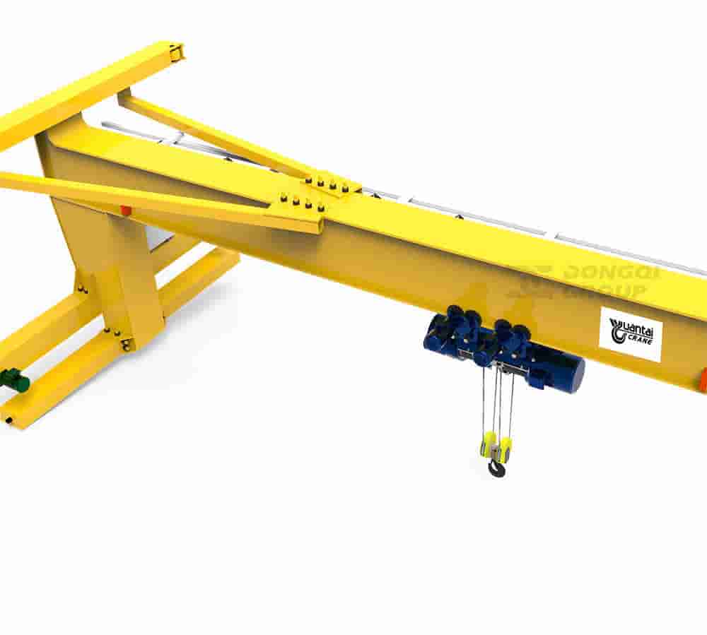 BB Wall travelling Jib Crane-3d
