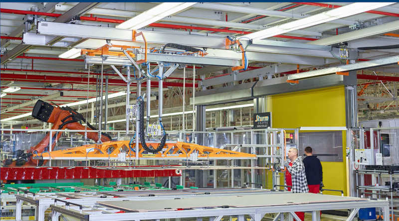 Demag Installs KBK Aluline System For VW Plant In Poland