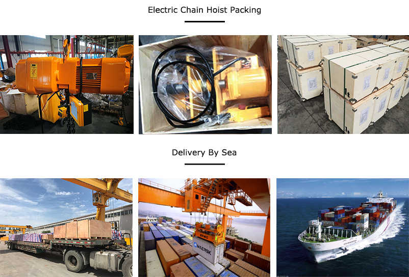 electric chain hoist packing and delivery