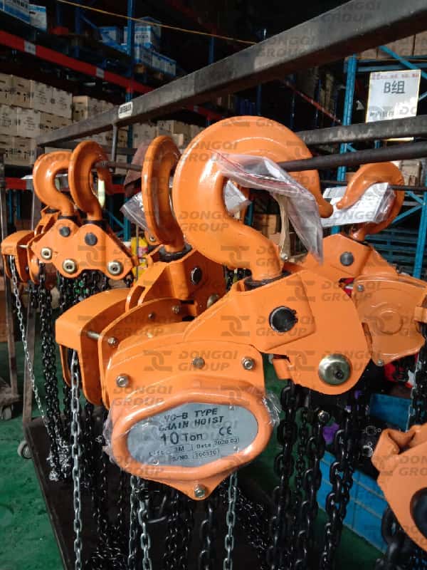 VC-B manual chain hoist 10T-3M