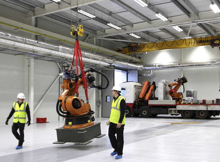 Streetcrane Installs Two 10t Cranes At Amrc Factory 2050, Sheffield