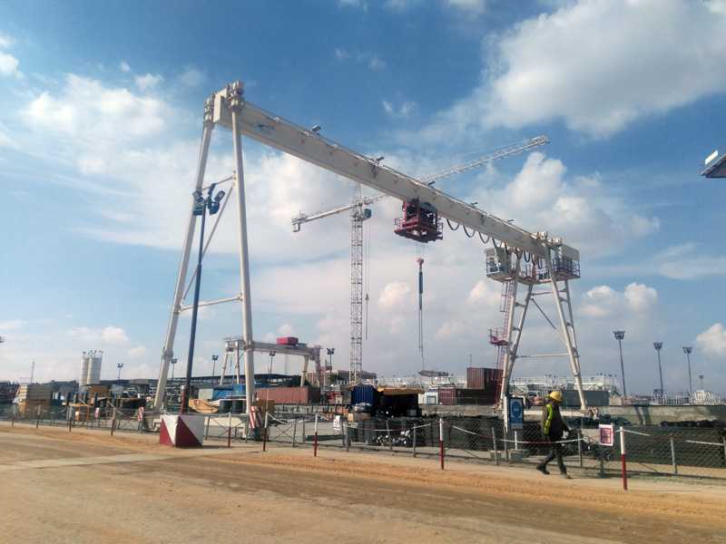 5 ton single girder gantry crane