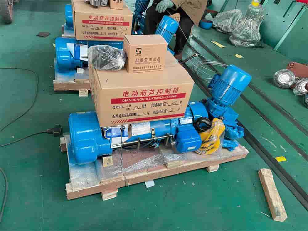 CD type 1 ton electric wire rope hoist