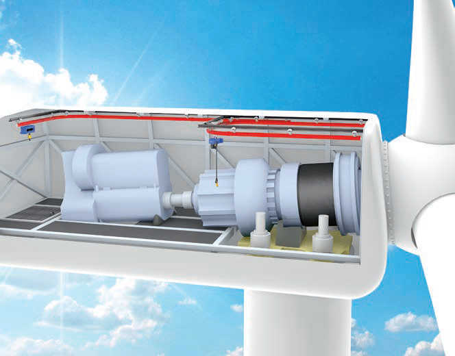 Demag’s DC-Wind hoist fits inside the nacelle