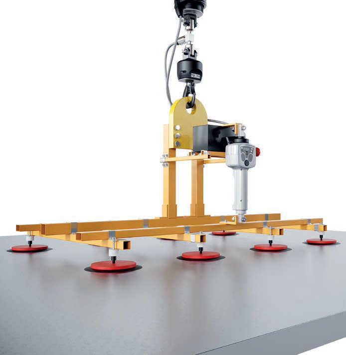 Demag’s DSBS balancer function makes lifting loads as simple by hoist as by hand