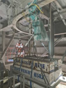 Hoist & Winch testing the SWL.