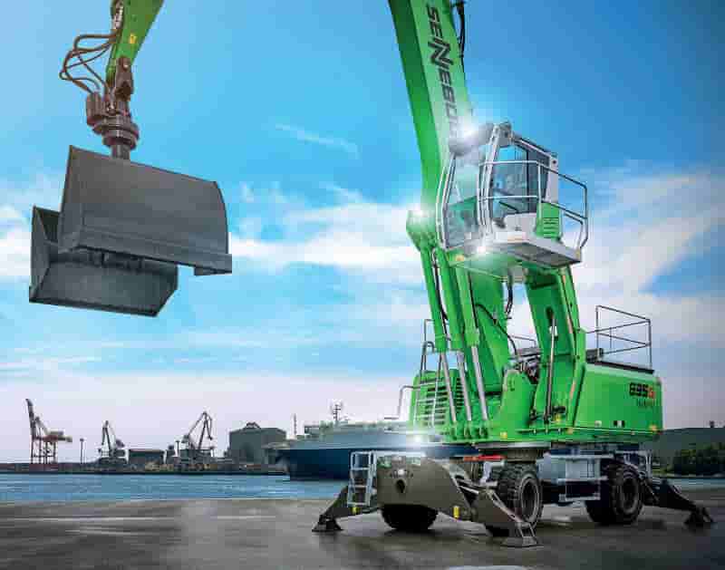 The 835G hybrid from Sennebogen gives 30% energy savings
