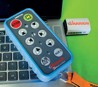 The Warrior transmitter product line from Cervis includes the ANY-STEP push button transmitters as wel