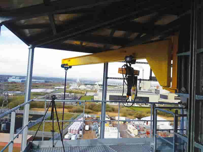 Wall mounted jib crane