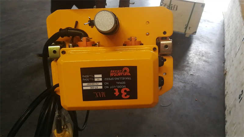 3 tons electric chain hoist trolley (2)
