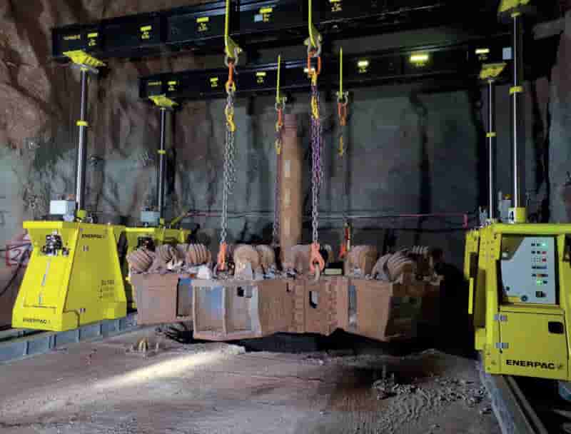 Enerpac SL series gantry. Enerpac PYBAR