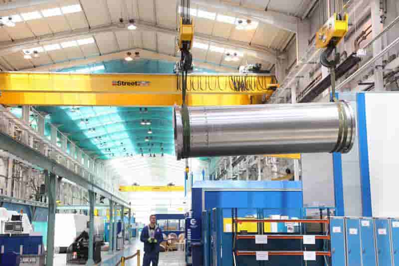 Six new cranes for pump manufacturer