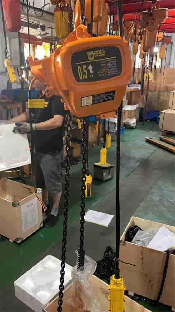 0.5 ton electric chain hoist