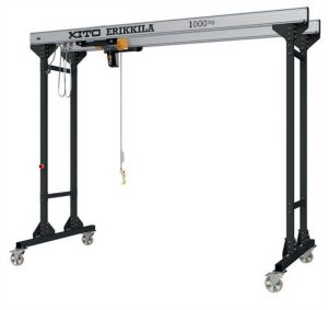 Kito Erikkila will soon launch a portal crane with a 500kg lifting capacity for single girder and 1000kg for a