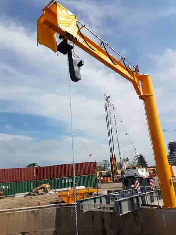 Ranger jib cranes on hand for tunnel evacuation