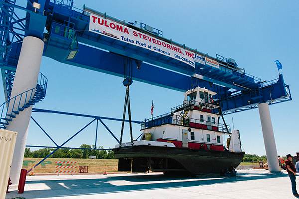 Whiting refurbishes 200t bridge crane at Tulsa port