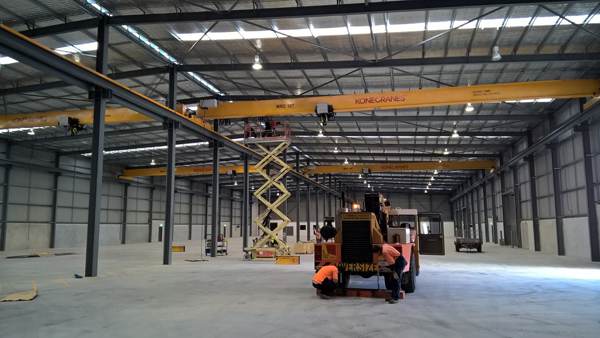 four CXT overhead cranes from Konecranes