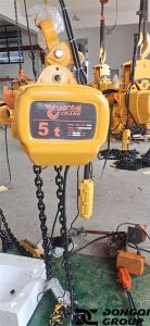 Fixed electric chain hoist