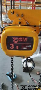 Low headroom electric chain hoist