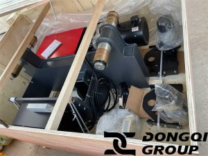 NR electric hoist is being boxed