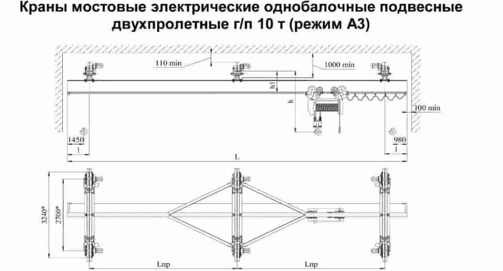 кран-балка 10т