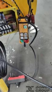20 ton Double speed electric chain hoist control