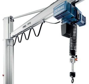 Demag’s CBS hoist responds to finger pressure.