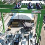 Gantry crane at Melbourne’s Westgate Road Tunnel project