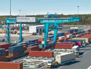 Konecranes is installing 86 automated stacking cranes at the port of Virginia to handle an additional 1 million containers annually. Virginia is the
